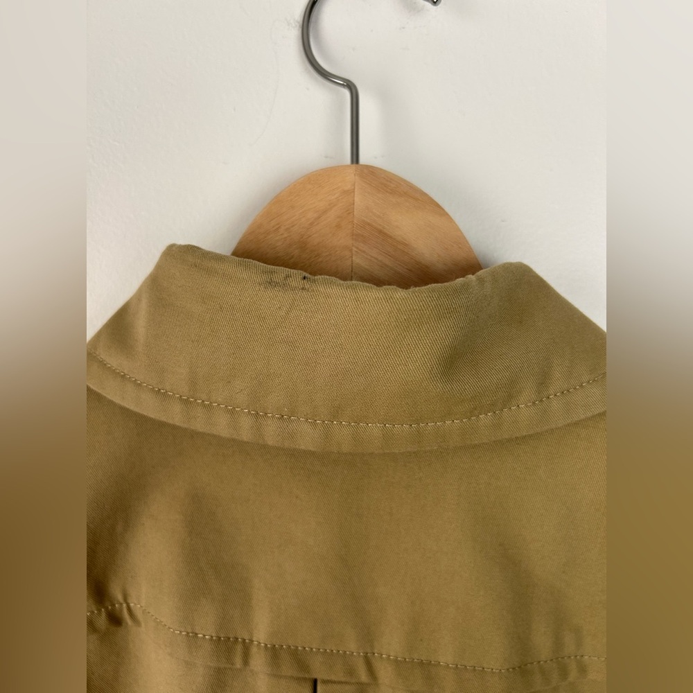 Maje Short Khaki Trench Jacket - Picture 7 of 8